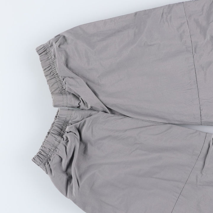 Reebok V-neck nylon pullover, men's size M Nylon gray type Vintage Second Hand