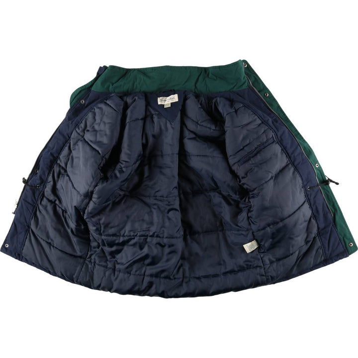 90'S St. John's Bay padded puffer jacket, men's size L cotton navy blue type Vintage Second Hand
