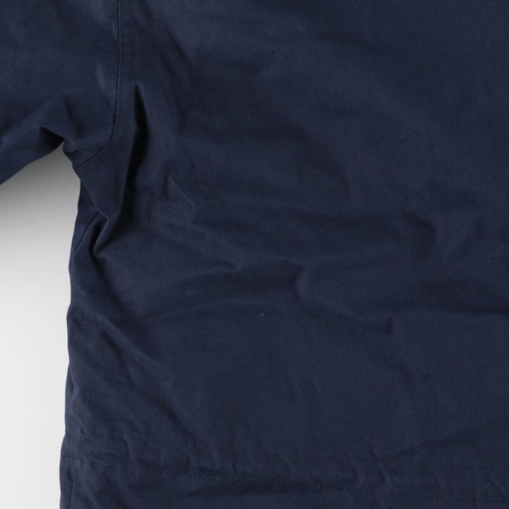 90'S St. John's Bay padded puffer jacket, men's size L cotton navy blue type Vintage Second Hand