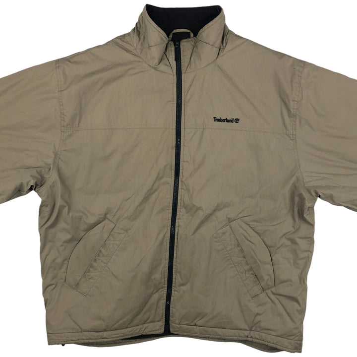 90s-00'S Timberland WEATHERGEAR windbreaker, men's size L polyester Beige type Vintage Second Hand