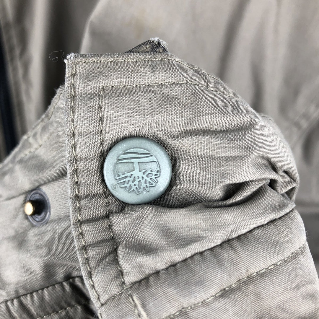 90s-00'S Timberland WEATHERGEAR windbreaker, men's size L polyester Beige type Vintage Second Hand