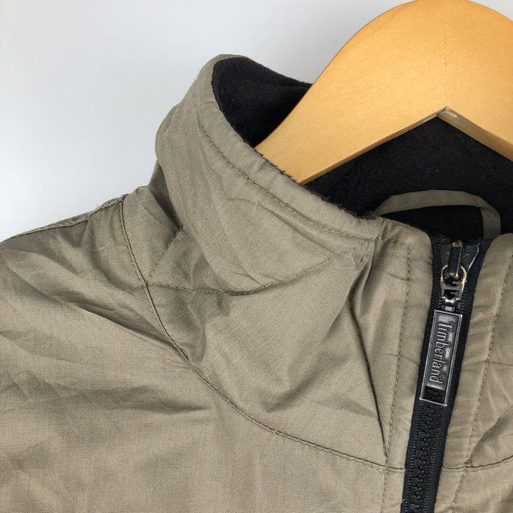 90s-00'S Timberland WEATHERGEAR windbreaker, men's size L polyester Beige type Vintage Second Hand