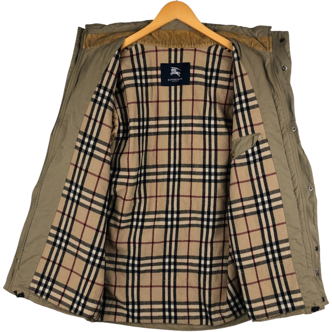 Burberry's BURBERRY LONDON padded puffer jacket, size 48 (men's size L) polyester Beige type Vintage Second Hand