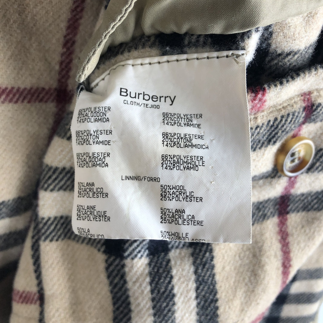 Burberry's BURBERRY LONDON padded puffer jacket, size 48 (men's size L) polyester Beige type Vintage Second Hand