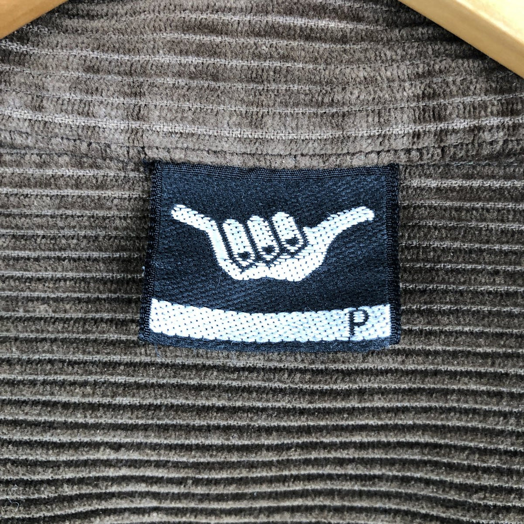 HANG LOOSE Corduroy Jacket, Men's Size S cotton brown type Vintage Second Hand