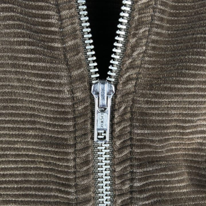 HANG LOOSE Corduroy Jacket, Men's Size S cotton brown type Vintage Second Hand