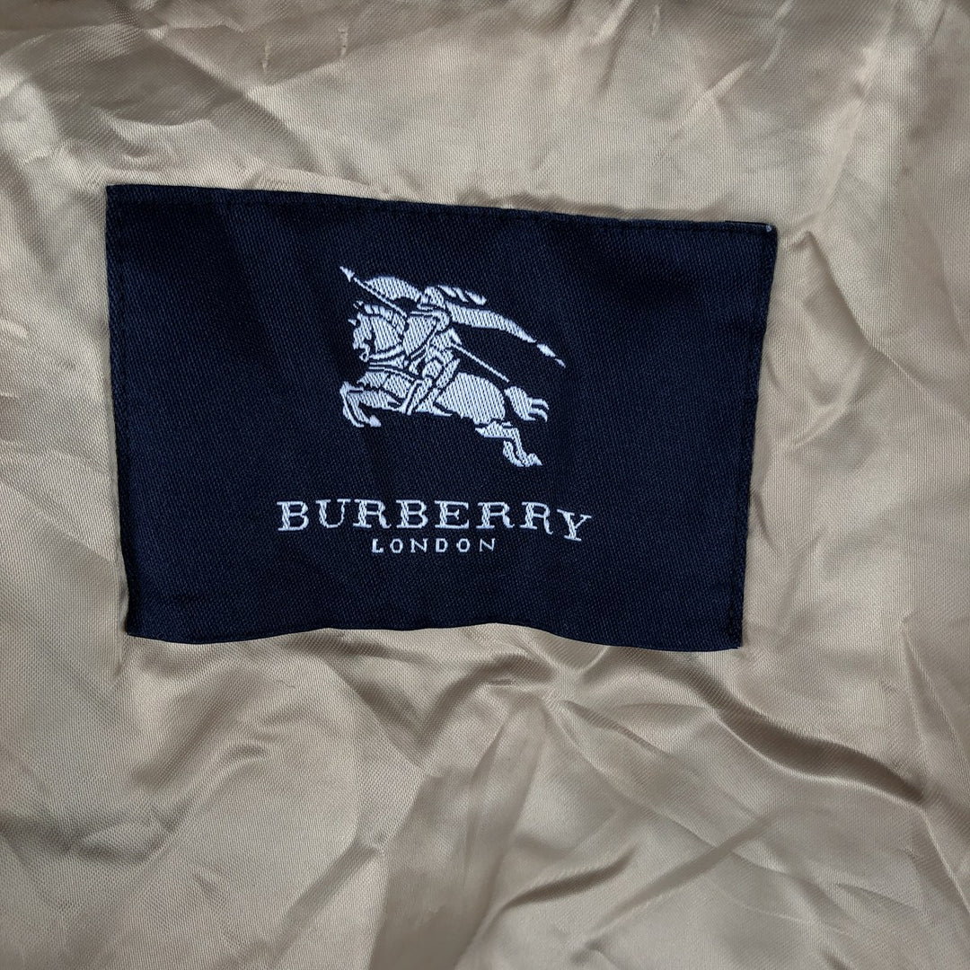 Burberry's LONDON padded cotton jacket, men's size L unclear Beige type Vintage Second Hand