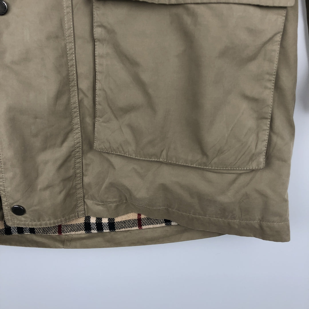 Burberry's LONDON padded cotton jacket, men's size L unclear Beige type Vintage Second Hand