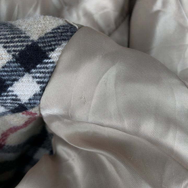 Burberry's LONDON padded cotton jacket, men's size L unclear Beige type Vintage Second Hand