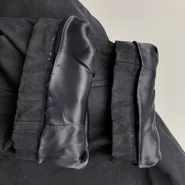 Burberry's padded puffer jacket, men's size L cotton black type Vintage Second Hand