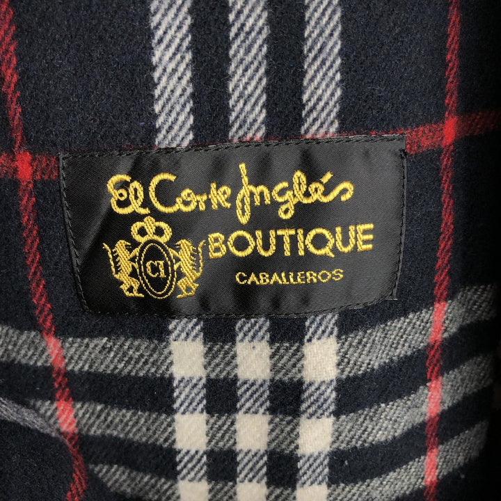 Burberry's padded puffer jacket, men's size L cotton black type Vintage Second Hand