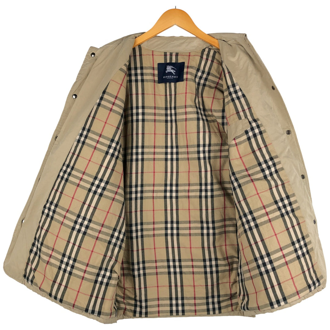 Burberry's BURBERRY LONDON quilted puffer jacket, men's size L unclear Beige type Vintage Second Hand