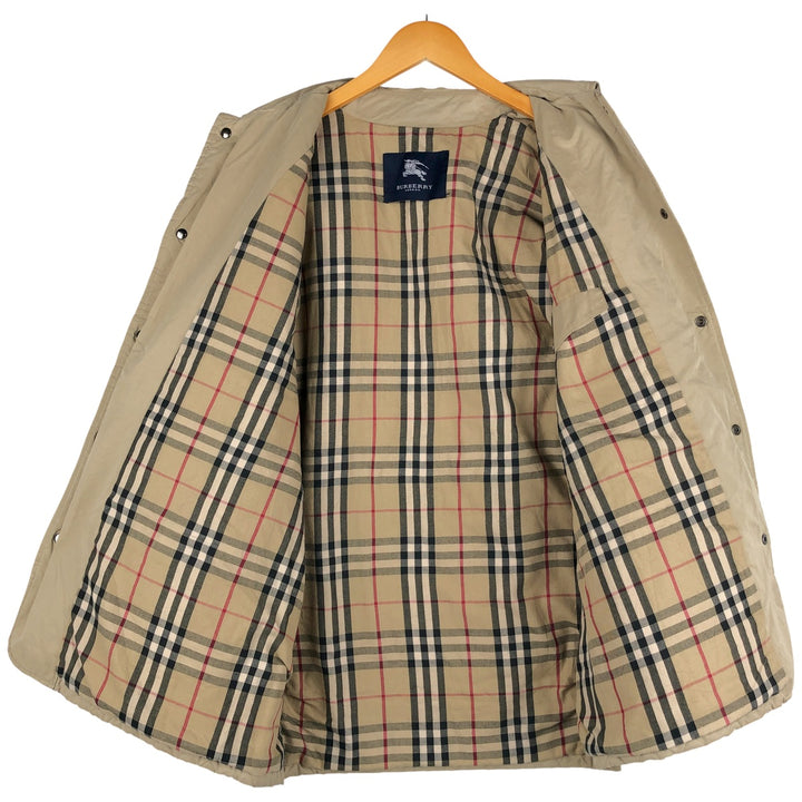 Burberry's BURBERRY LONDON quilted puffer jacket, men's size L unclear Beige type Vintage Second Hand