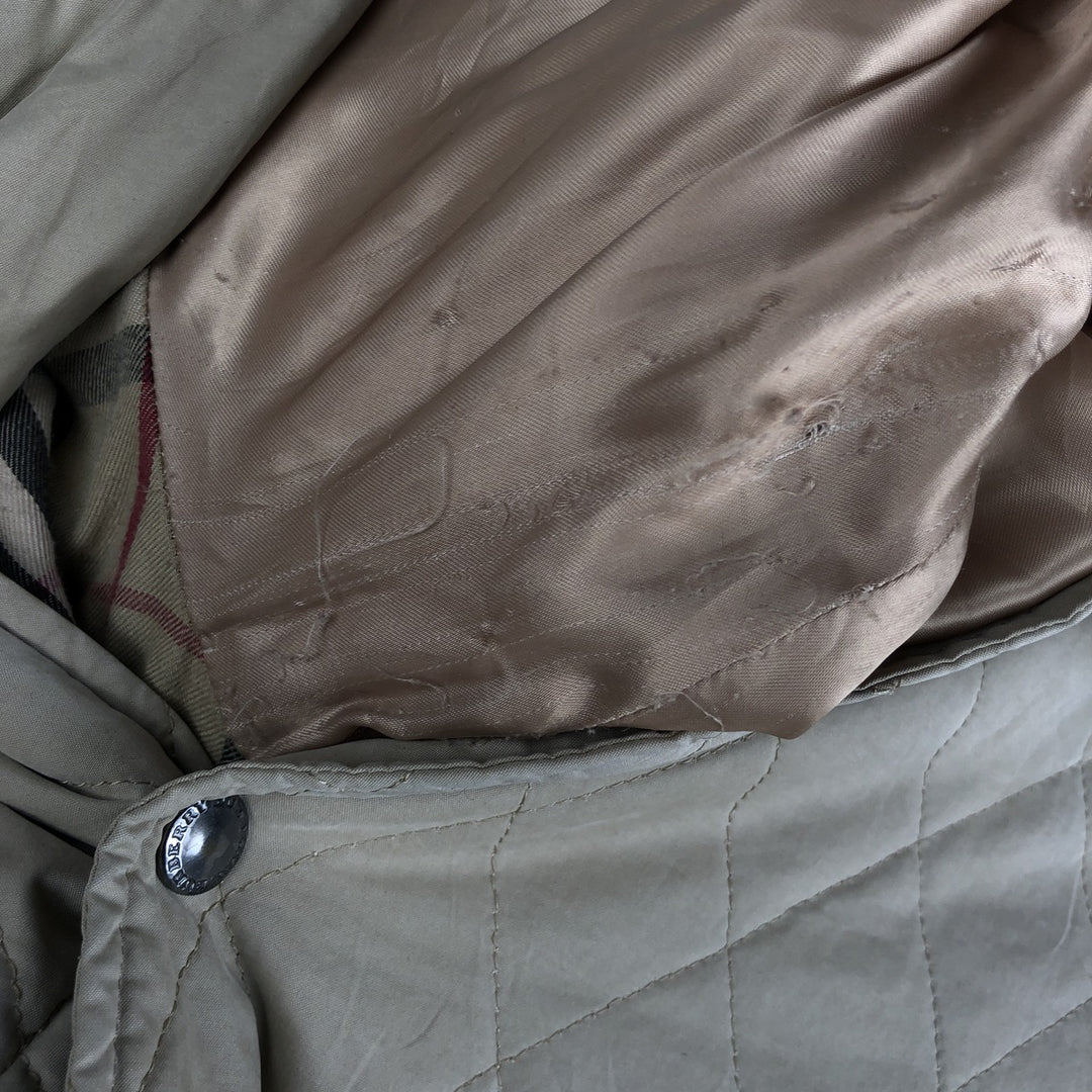 Burberry's BURBERRY LONDON quilted puffer jacket, men's size L unclear Beige type Vintage Second Hand