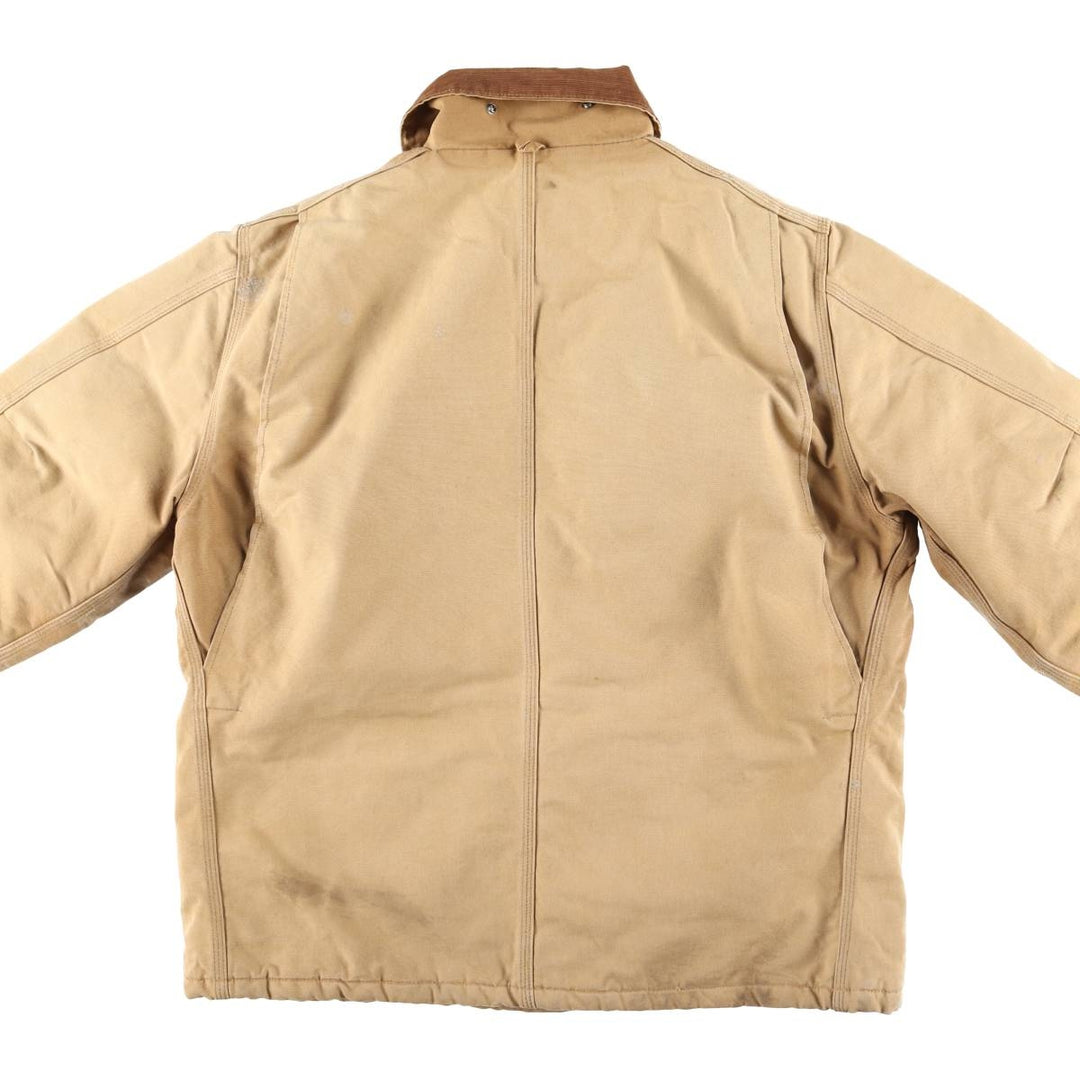 Carhartt Traditional Padded Duck Work Jacket, Men's Size XL unclear ocher yellow type Vintage Second Hand