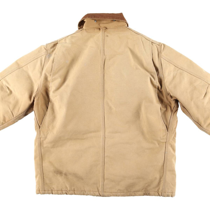 Carhartt Traditional Padded Duck Work Jacket, Men's Size XL unclear ocher yellow type Vintage Second Hand