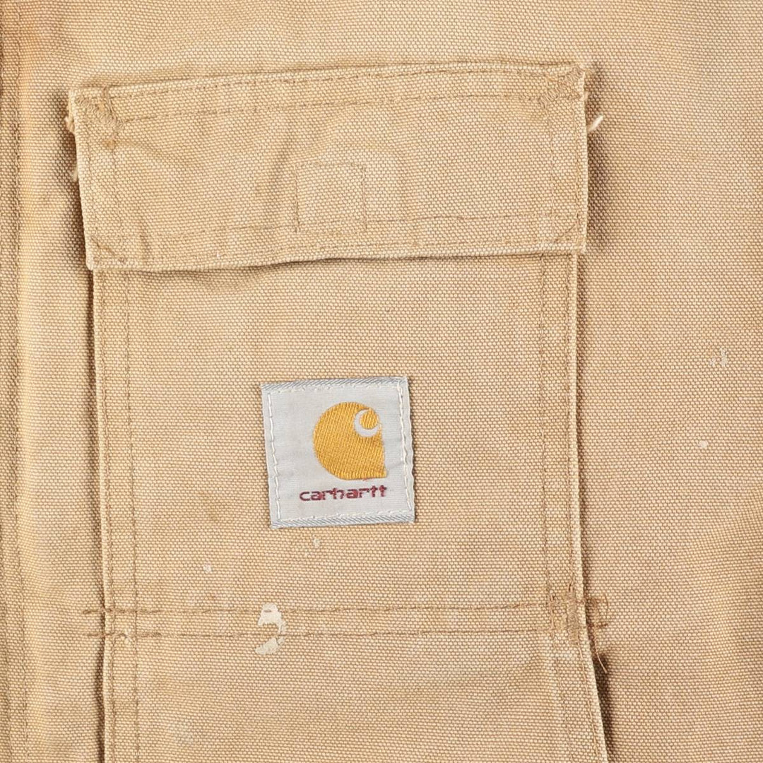 Carhartt Traditional Padded Duck Work Jacket, Men's Size XL unclear ocher yellow type Vintage Second Hand