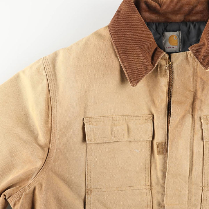 Carhartt Traditional Padded Duck Work Jacket, Men's Size XL unclear ocher yellow type Vintage Second Hand