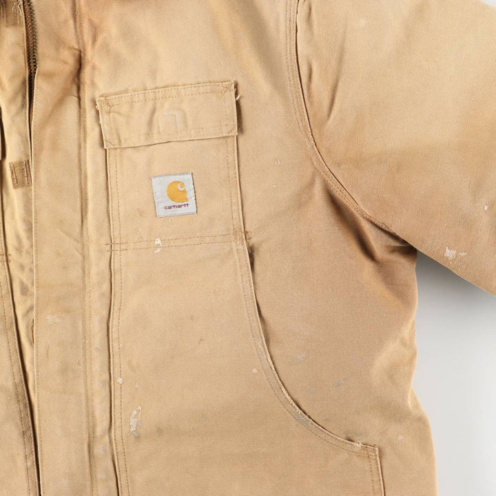 Carhartt Traditional Padded Duck Work Jacket, Men's Size XL unclear ocher yellow type Vintage Second Hand