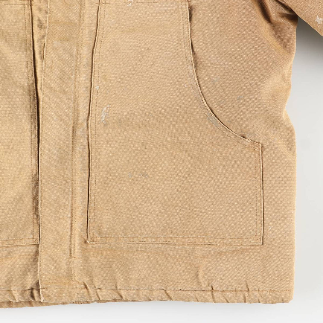 Carhartt Traditional Padded Duck Work Jacket, Men's Size XL unclear ocher yellow type Vintage Second Hand