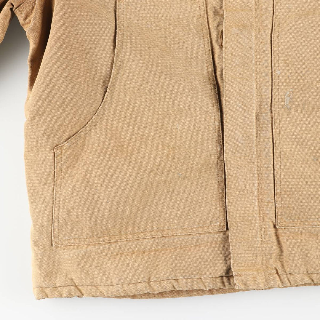 Carhartt Traditional Padded Duck Work Jacket, Men's Size XL unclear ocher yellow type Vintage Second Hand