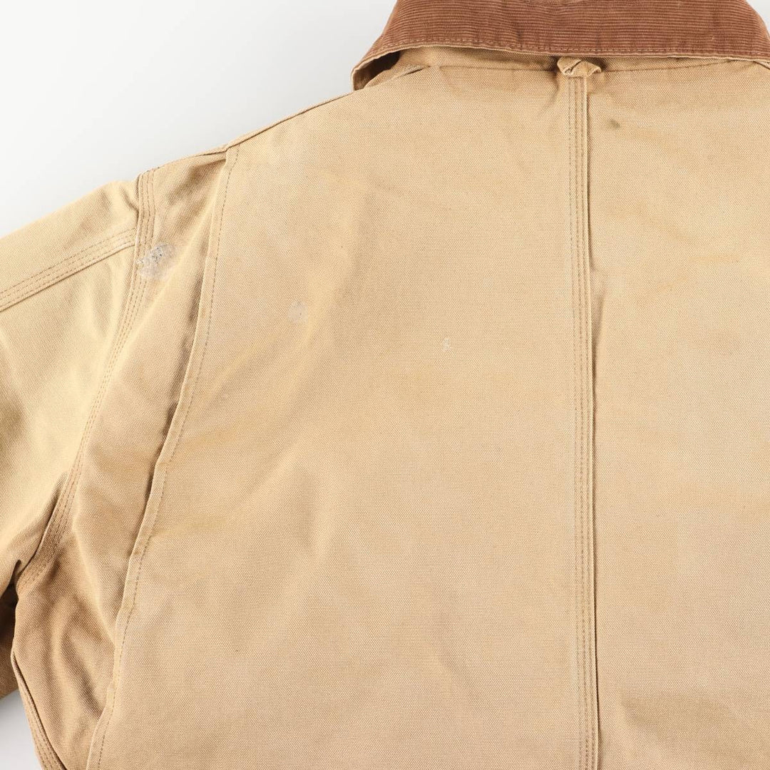 Carhartt Traditional Padded Duck Work Jacket, Men's Size XL unclear ocher yellow type Vintage Second Hand