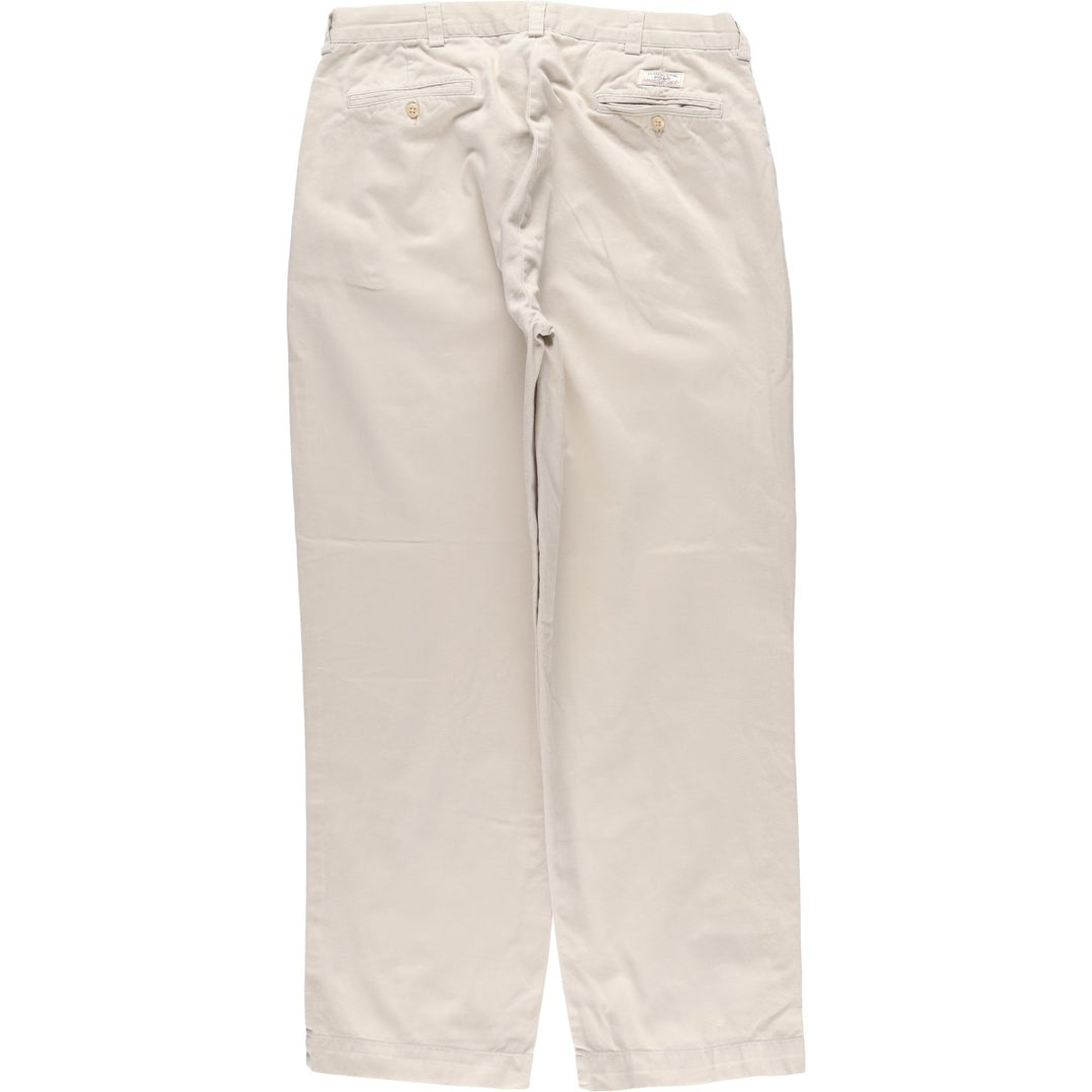 Ralph Lauren POLO by Ralph Lauren PHILIP PANT chino pants, men's size W34 cotton white type Vintage Second Hand