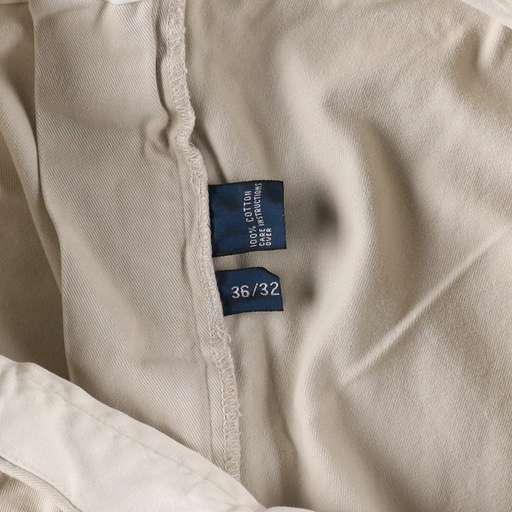 Ralph Lauren POLO by Ralph Lauren PHILIP PANT chino pants, men's size W34 cotton white type Vintage Second Hand