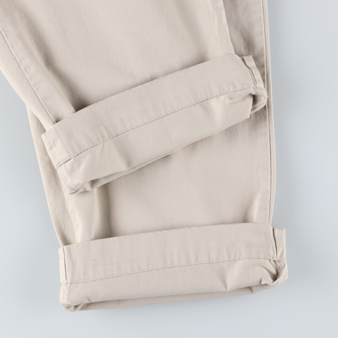Ralph Lauren POLO by Ralph Lauren PHILIP PANT chino pants, men's size W34 cotton white type Vintage Second Hand