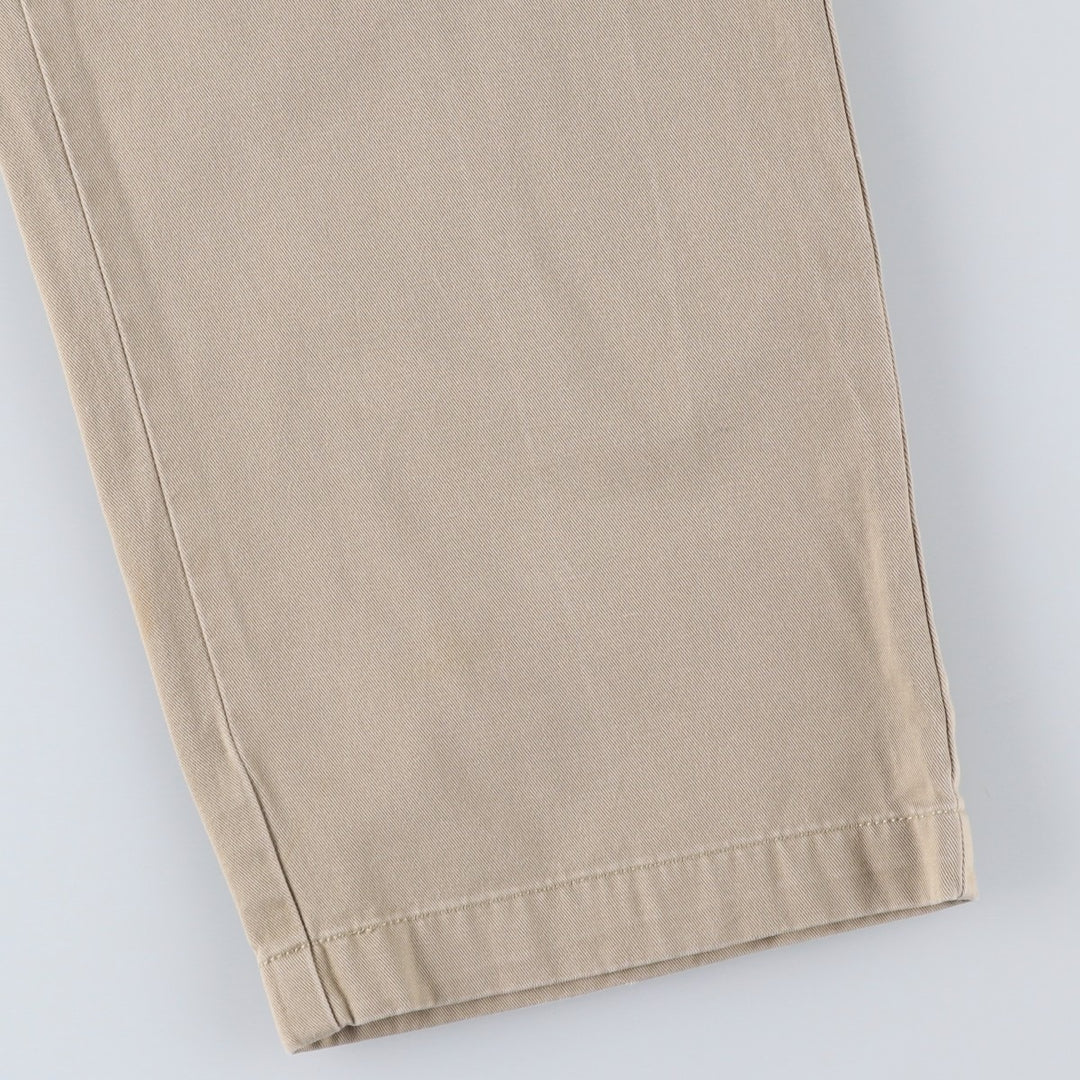 Ralph Lauren Polo Ralph Lauren Two-pleat Chino Pants for Men, W34 equivalent cotton Beige type Vintage Second Hand