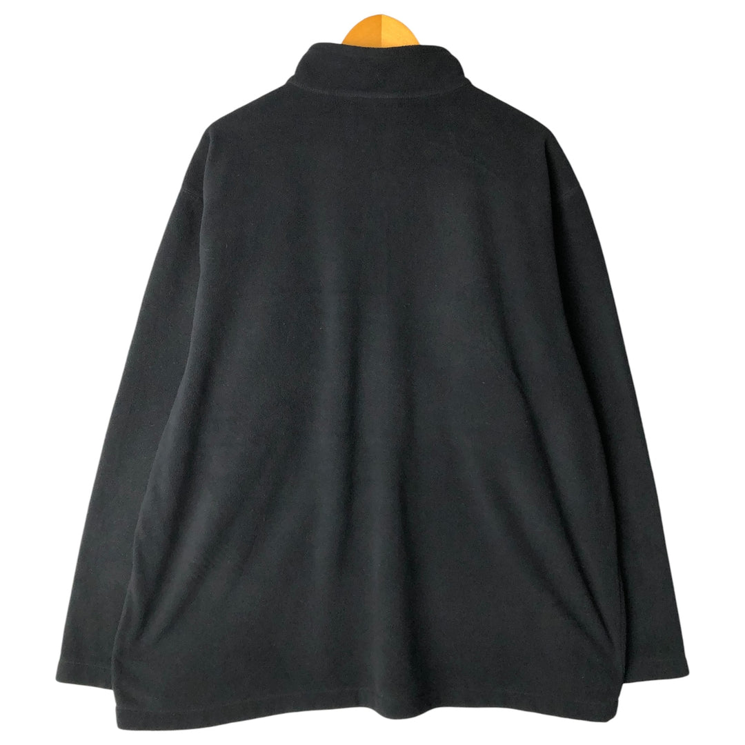 2000'S Disney Tinker Bell Half-Zip Fleece Pullover, Men's Size Small polyester black type Vintage Second Hand