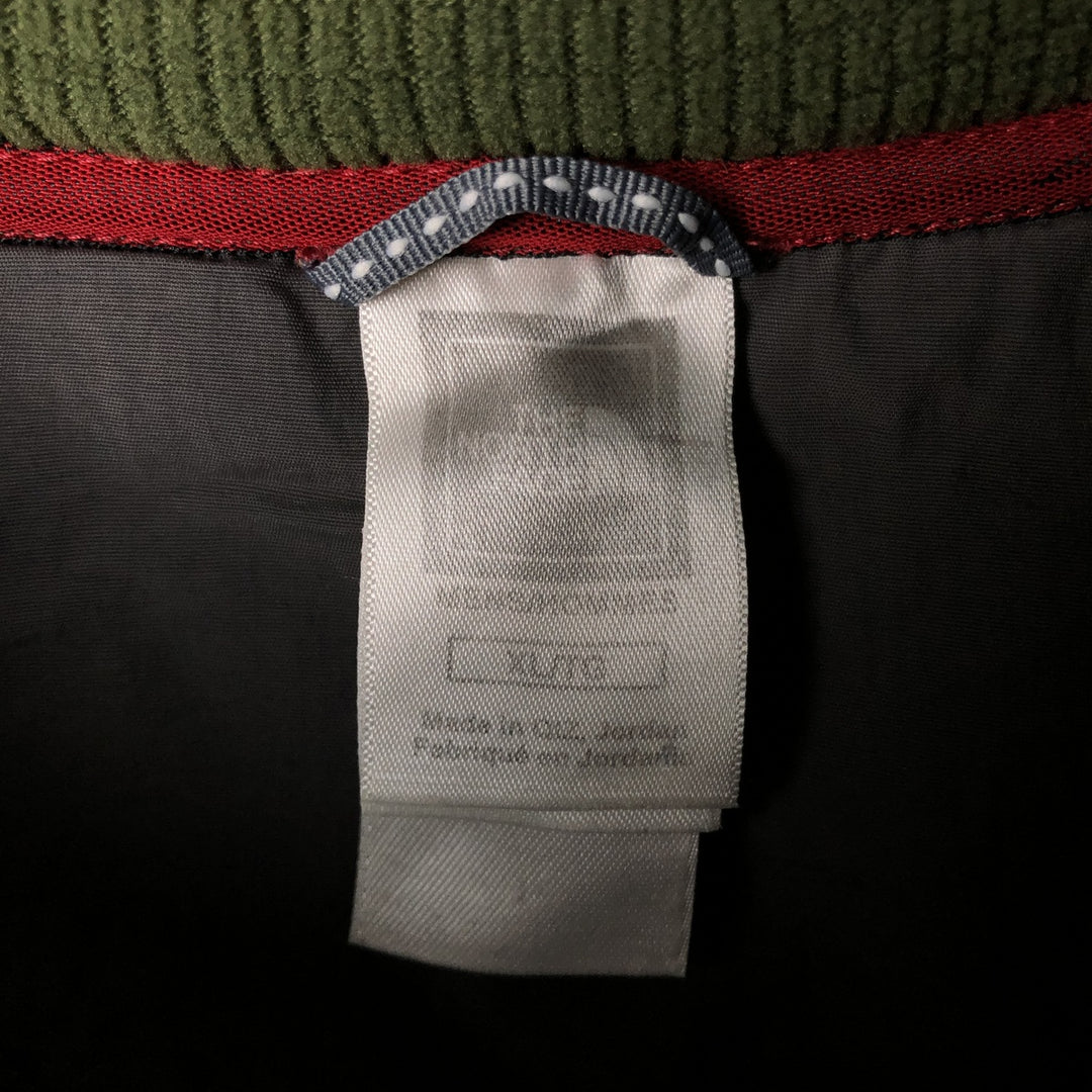 The North Face Half-Zip Fleece Pullover, Men's XL polyester Khaki type sage green Vintage Second Hand