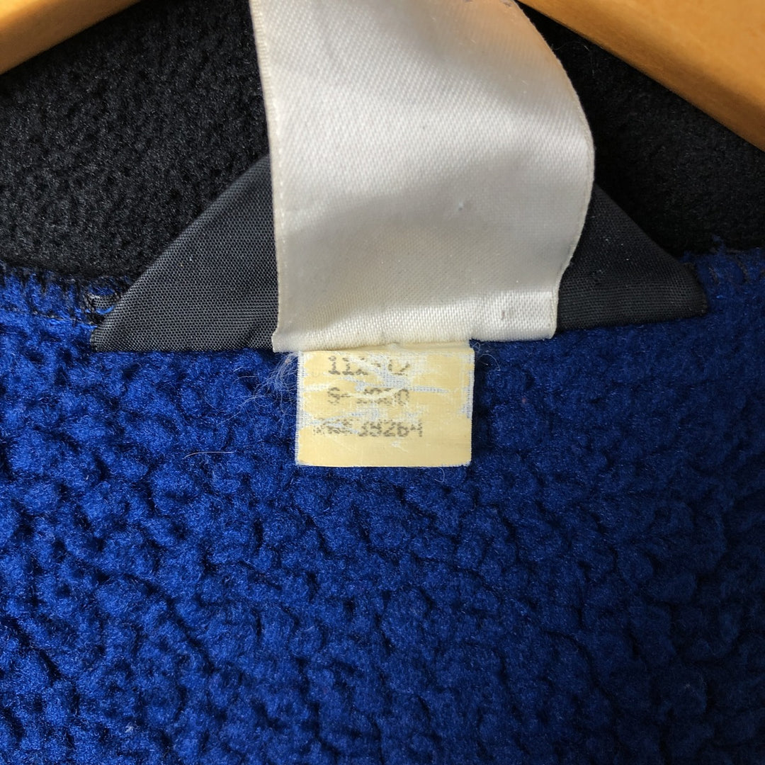 2000'S REI fleece jacket, made in the USA, men's size M polyester blue type Vintage Second Hand