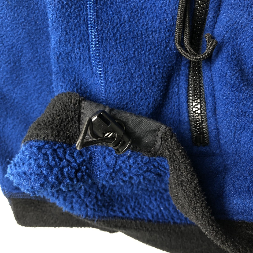 2000'S REI fleece jacket, made in the USA, men's size M polyester blue type Vintage Second Hand