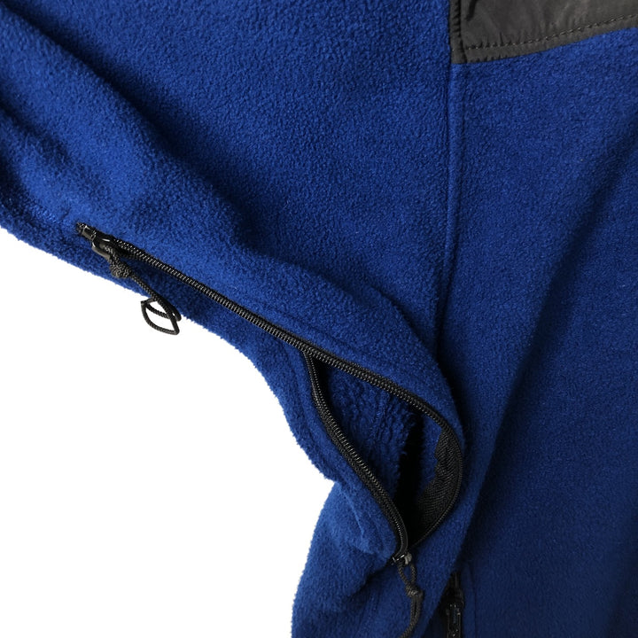 2000'S REI fleece jacket, made in the USA, men's size M polyester blue type Vintage Second Hand