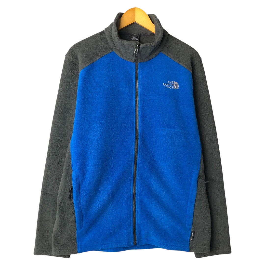THE NORTH FACE Fleece Jacket, Men's Size L polyester blue type Vintage Second Hand