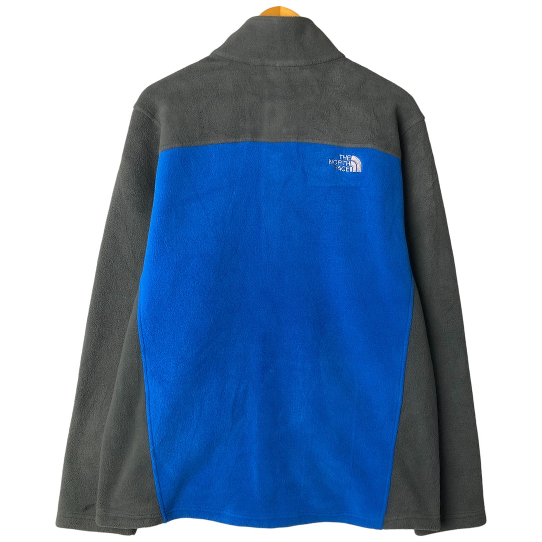 THE NORTH FACE Fleece Jacket, Men's Size L polyester blue type Vintage Second Hand