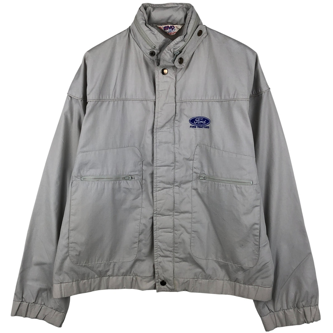 Vintage MVP men's windbreaker, size L polyester gray type Vintage Second Hand