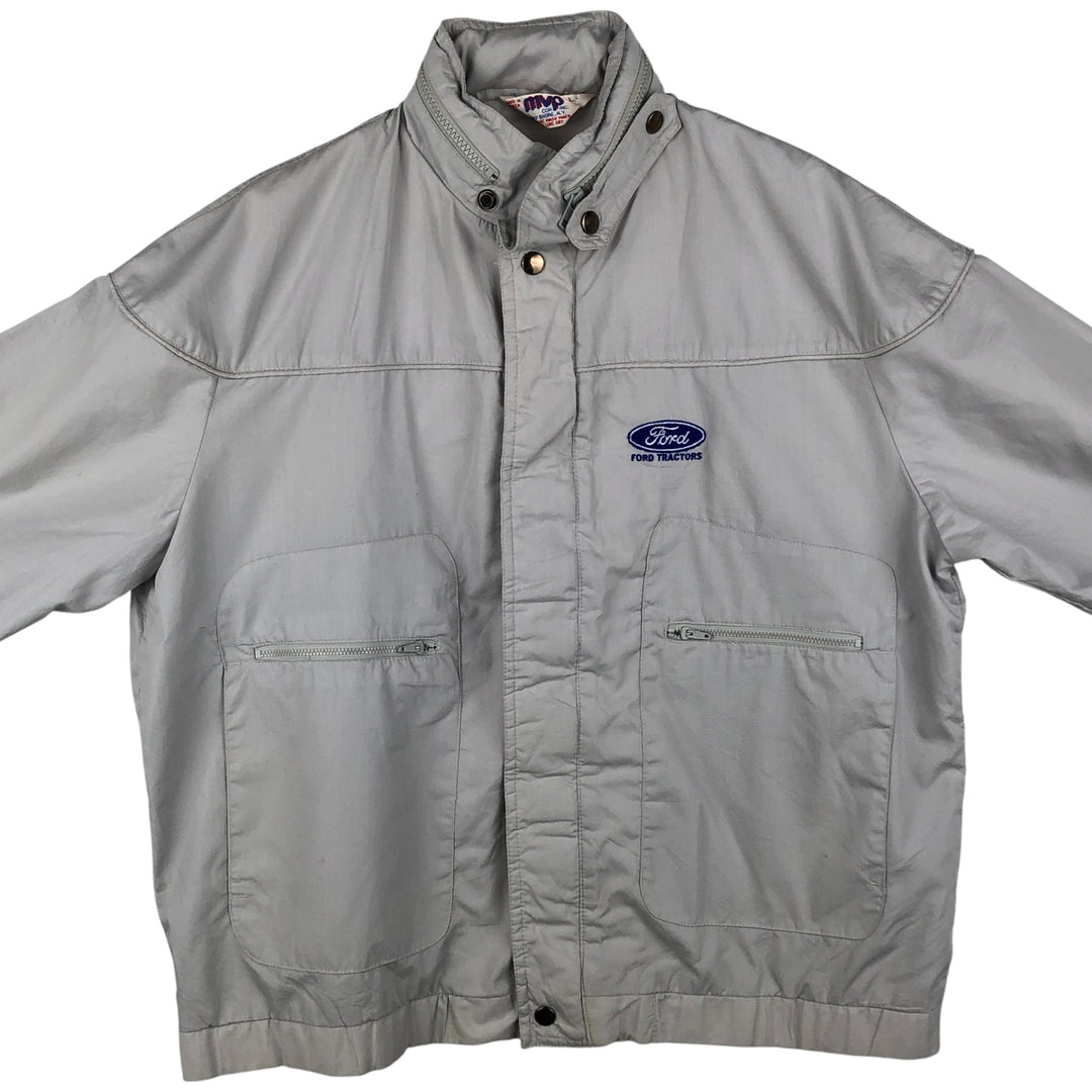 Vintage MVP men's windbreaker, size L polyester gray type Vintage Second Hand