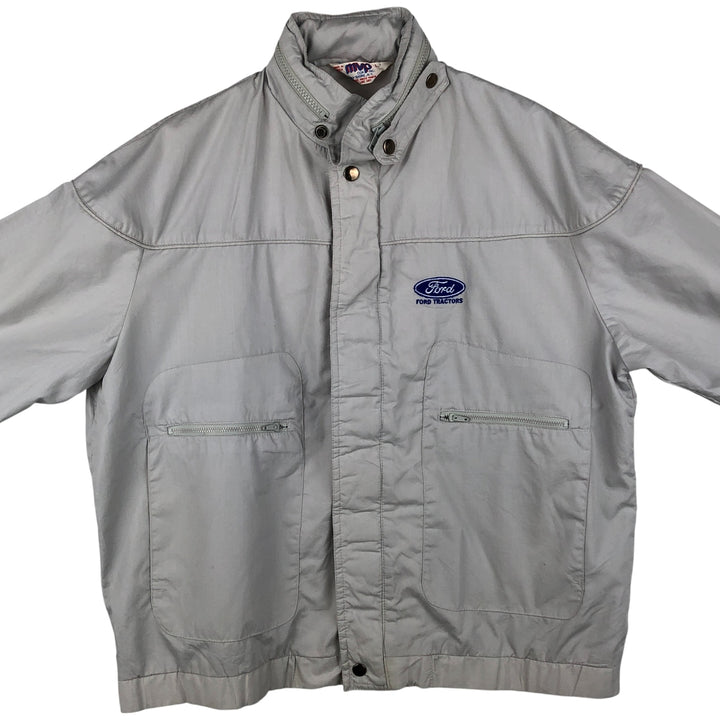 Vintage MVP men's windbreaker, size L polyester gray type Vintage Second Hand