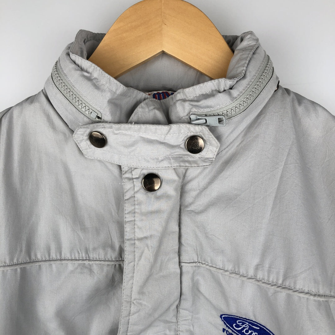 Vintage MVP men's windbreaker, size L polyester gray type Vintage Second Hand
