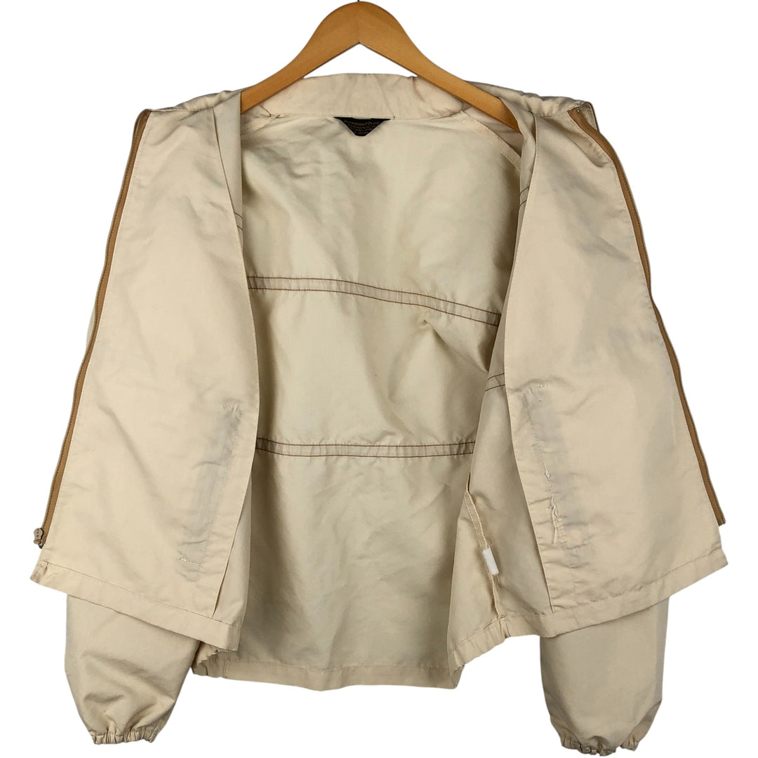 Permanent Press Cotton Jacket, Men's Size L unclear Beige type Vintage Second Hand