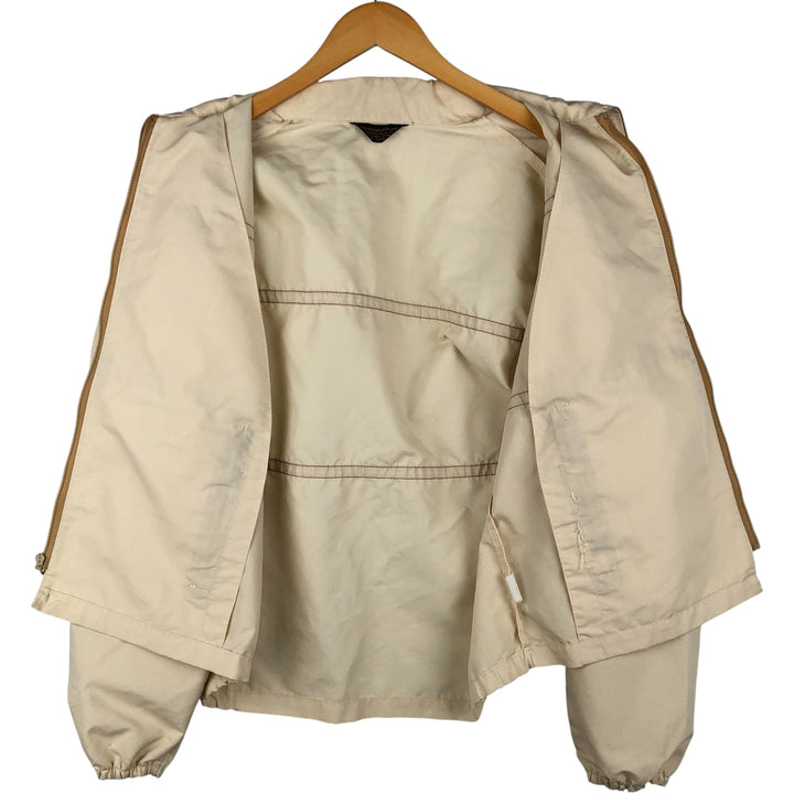 Permanent Press Cotton Jacket, Men's Size L unclear Beige type Vintage Second Hand