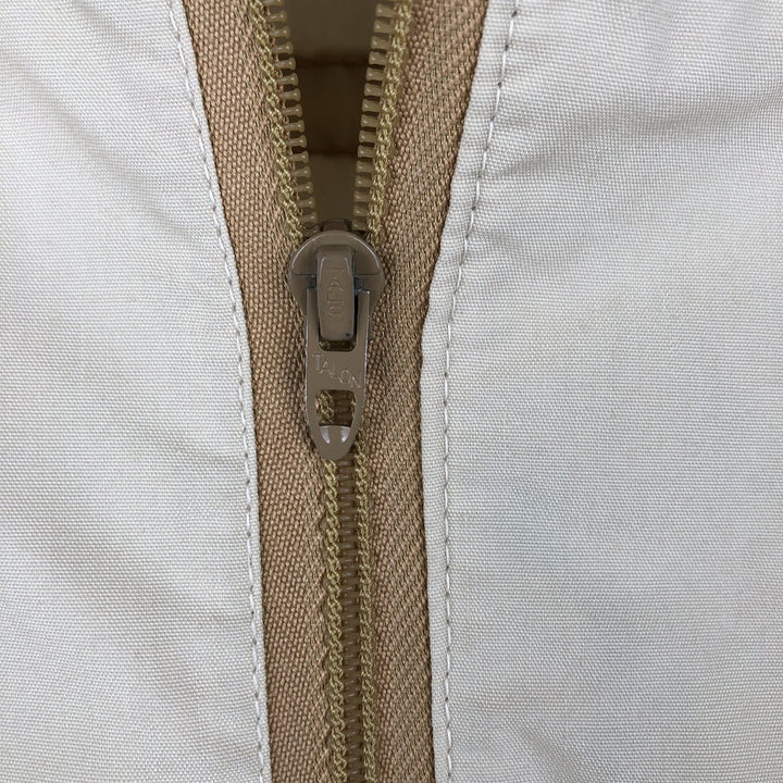Permanent Press Cotton Jacket, Men's Size L unclear Beige type Vintage Second Hand
