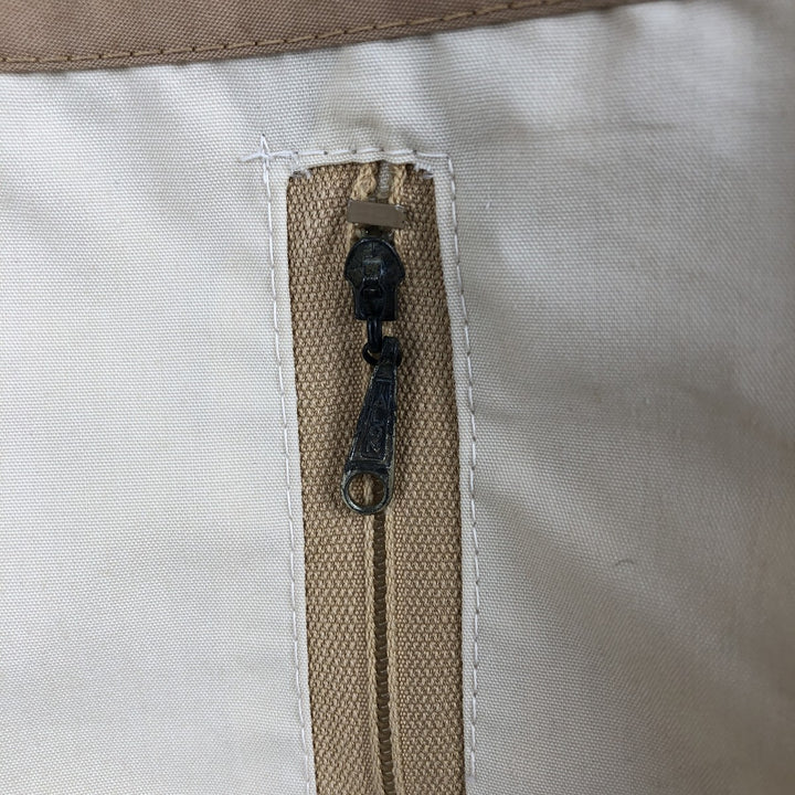 Permanent Press Cotton Jacket, Men's Size L unclear Beige type Vintage Second Hand