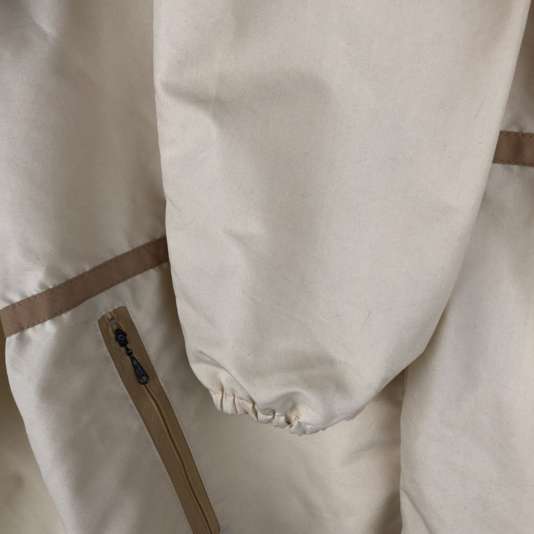 Permanent Press Cotton Jacket, Men's Size L unclear Beige type Vintage Second Hand