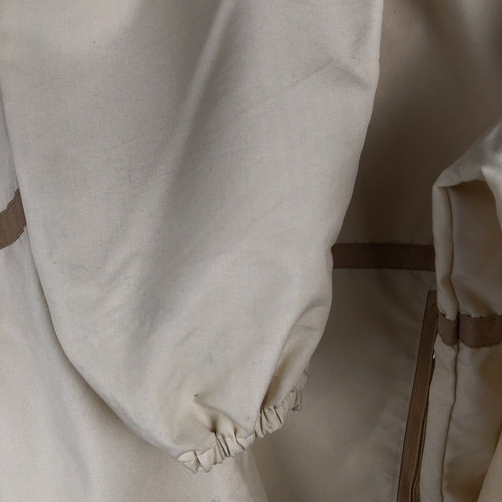 Permanent Press Cotton Jacket, Men's Size L unclear Beige type Vintage Second Hand