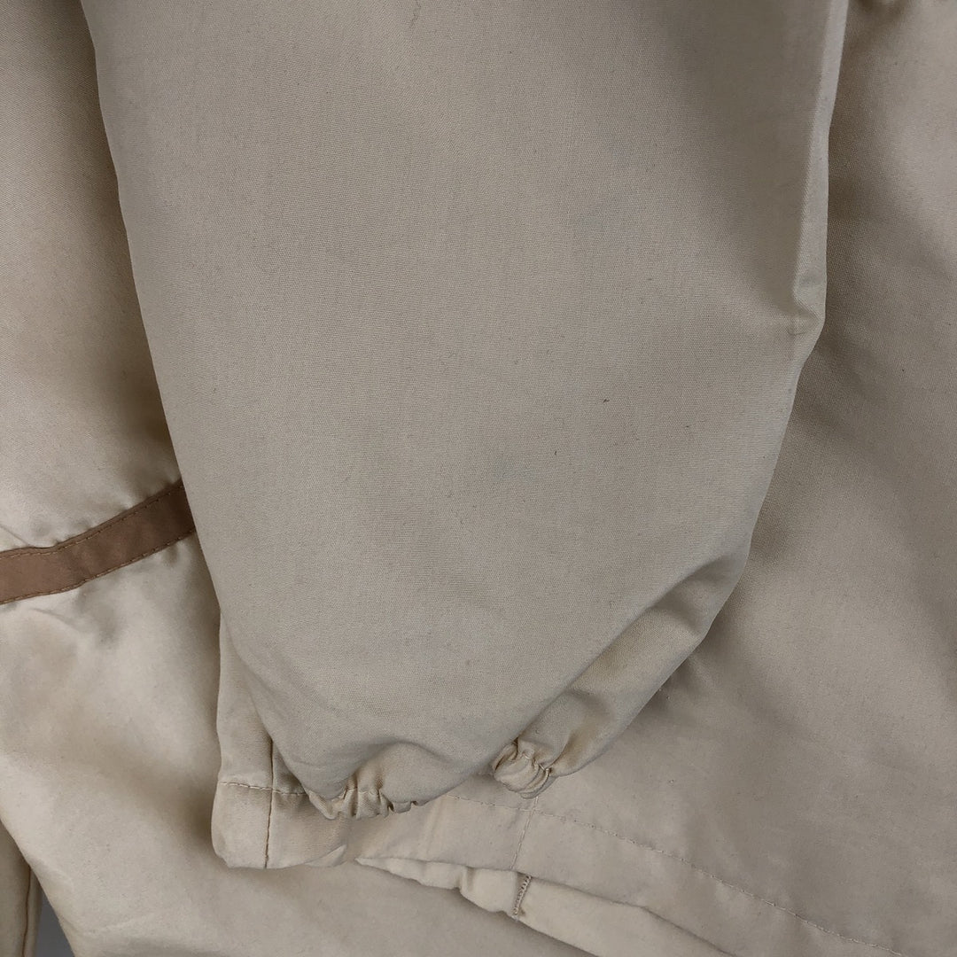 Permanent Press Cotton Jacket, Men's Size L unclear Beige type Vintage Second Hand
