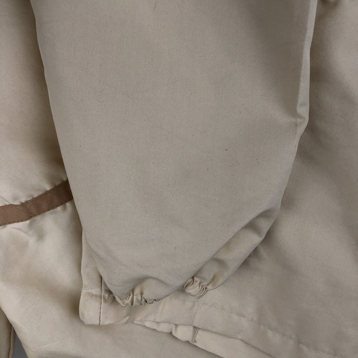 Permanent Press Cotton Jacket, Men's Size L unclear Beige type Vintage Second Hand