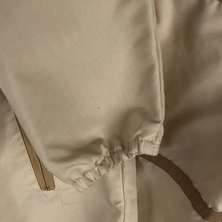 Permanent Press Cotton Jacket, Men's Size L unclear Beige type Vintage Second Hand
